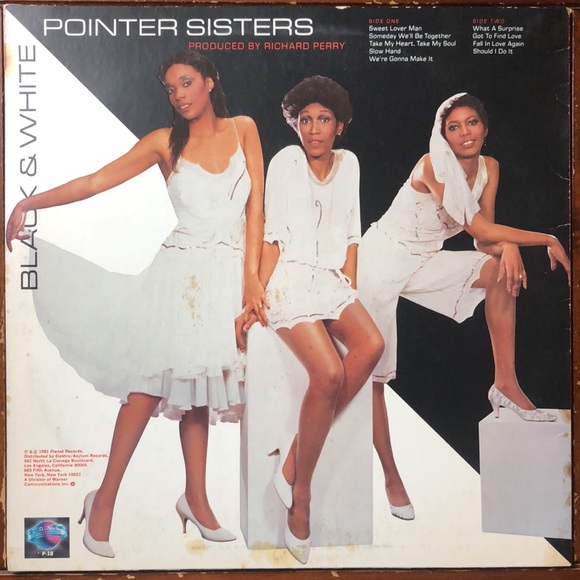 Pointer Sisters Black And White Vinyl Lp '81 - Picture 1 of 7